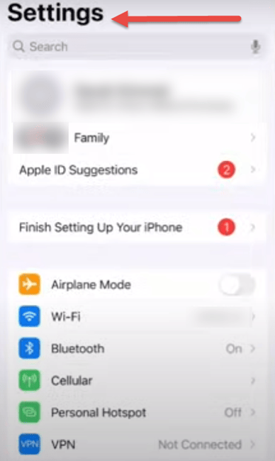 Activating Screen Time on iPhone